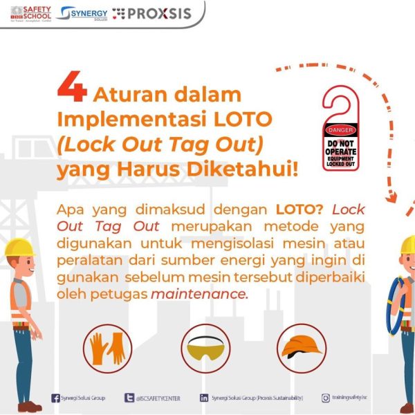 Gunakan LOTO untuk Menghindari Energi Berbahaya - Indonesia Safety Center